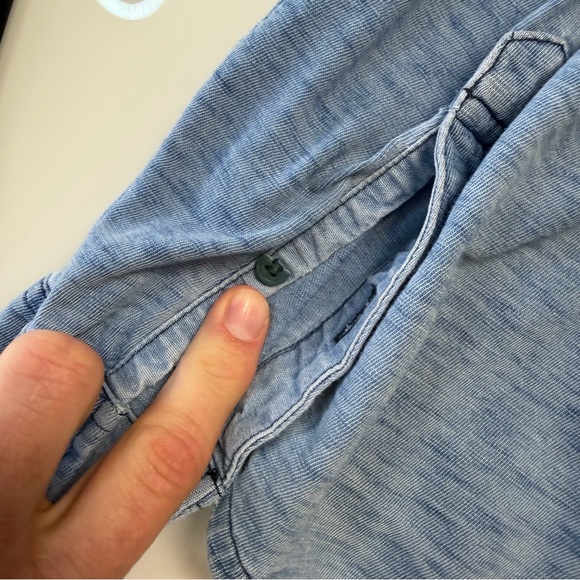 Faherty Light Blue Casual Button Down Shirt - Picture 6 of 10